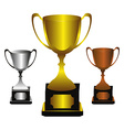 trophies set vector image