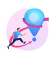 sightseeing tour concept metaphor vector image vector image