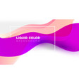 trendy bright gradient colors with abstract fluid vector image vector image