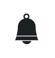 ringing sign bell icon on white background vector image vector image