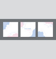 abstract minimal backgrounds for instagram social vector image vector image