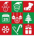 christmas icon vector image
