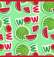 summer seamless pattern vector image vector image