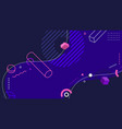 abstract background flat design geometric vector image vector image