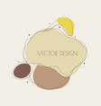 liquid organic color form vector image