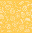 easter eggs seamless pattern vector image vector image