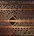 marble texture design with golden geometric lines vector image