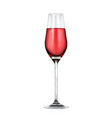 red wine in a glass vector image