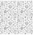funny happy easter seamless pattern background vector image vector image