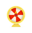 fortune wheel logo casino random winner slot vector image vector image