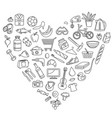 hypermarket store food appliances clothes toys vector image