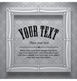 silver frame vector image