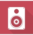 subwoofer web icon vector image vector image