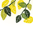 leaf spring - background vector image vector image