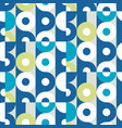 mid century retro geometric seamless pattern vector image vector image