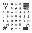 system icons vector image vector image