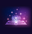 futuristic magic mysterious story concept vector image