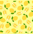 bright seamless fruit pattern - hand drawn design vector image