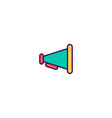 megaphone icon design essential icon design vector image