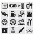 auto car icons vector image vector image