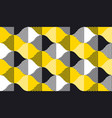 black and yellow fun concept geometry pattern vector image