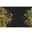 floral background vector image vector image