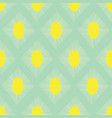 geometric seamless pattern teal green lime vector image vector image