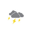 cloudy weather icon design templateve isolated vector image