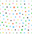 geometric sweets seamless pattern abstract vector image
