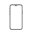 high quality realistic new version of smartphone vector image vector image